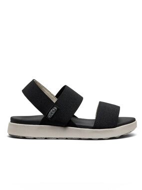 KEEN Elle Backstrap Black Stretch Sandals